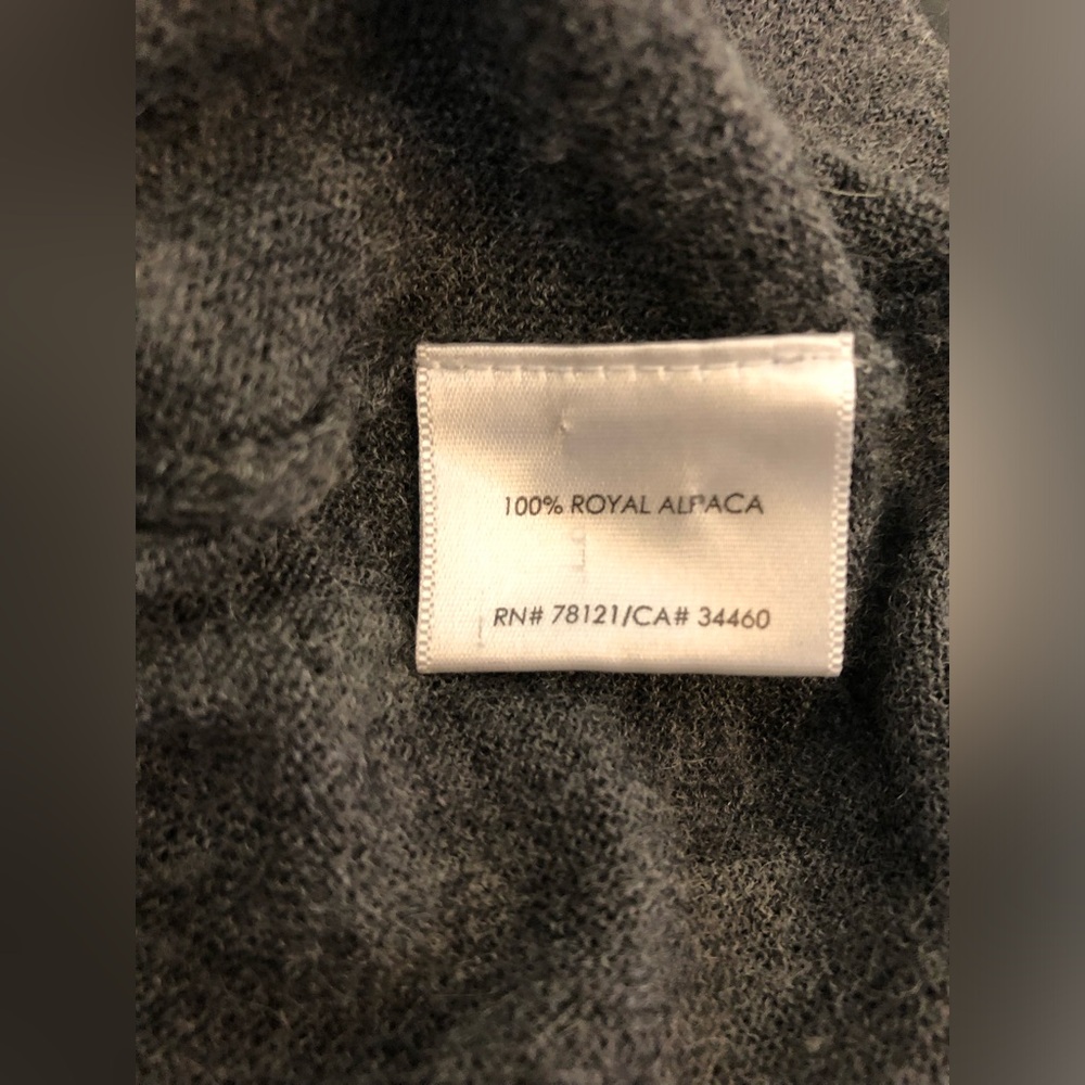 Eileen Fisher Royal Alpaca Gray Sleeveless Knit Tank - Picture 5 of 8